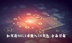 如何将NULS币转入IM钱包：